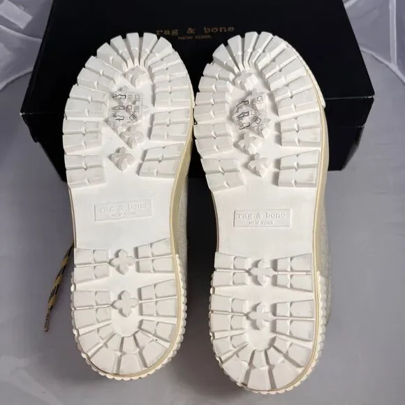 RAG & BONE RB Army Hiker Low In Ecru Size: EU-38.5/US 8.5 (Runs a little small) - Picture 14 of 16